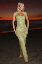 Petra maxi Dress - Olive