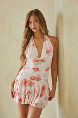 Vida Ruffle Floral Mini Dress