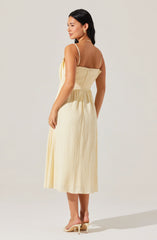Sunny Pleated Midi Dress