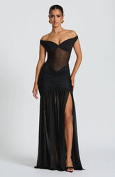 Alaia Maxi Dress - Black
