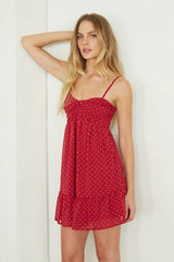 Cleo Babydoll Mini Dress