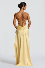 Samira Maxi Dress - Lemon