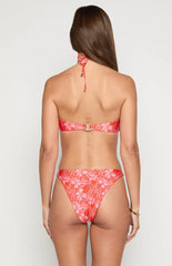 9.0 Swim Bianca Pink Floral Bikini Bottoms