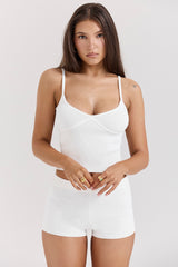 White Dainty Knit Top