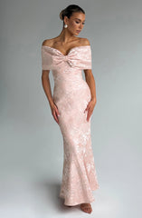 Emberly Maxi Dress - Soft Peach