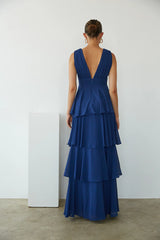 Charlene Chiffon Tiered Maxi Dress