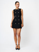 Structured Tweed Mini Dress