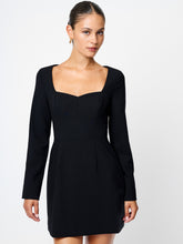 Whisper Sweetheart Long Sleeve Mini Dress