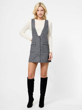 V-Neck Apron Mini Dress