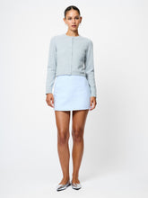 Textured Boiled Wool Mini Skirt
