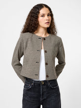 Houndstooth Wool Jacket