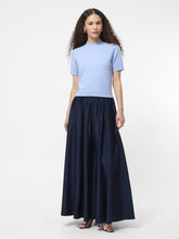 Cotton Sateen Maxi Skirt