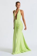 Rosetta Maxi Dress - Lime