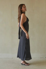 Dovie Polka Dot Midi Dress