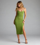 Sultry Mood Cutout Bodycon Midi Dress