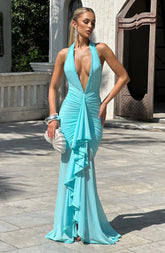 Janessa Maxi Dress - Aqua
