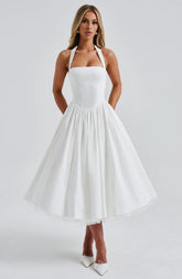 Cressida Midi Dress - Ivory