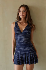 Alessia Polka Dot Mini Dress