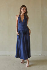 NIA Sahara Halter Maxi Dress