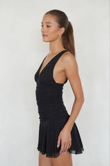 Quinley Drop Waist Mini Dress