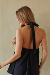 Dakota Halter Babydoll Romper