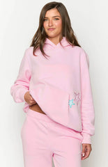 AmbreCloset Pink Star Hoodie