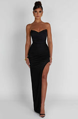 Giovanna Maxi Dress - Black