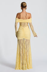 Sauline Maxi Dress - Lemon