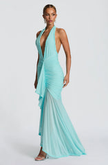 Janessa Maxi Dress - Aqua