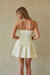 Hallie Smocked Mini Dress