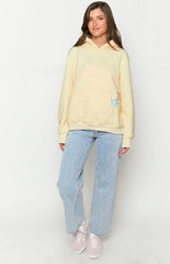 AmbreCloset Cream Star Hoodie