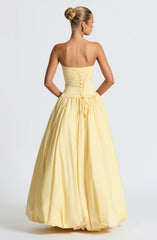 Jillian Maxi Dress - Lemon