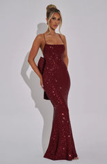 Meridith Maxi Dress - Wine