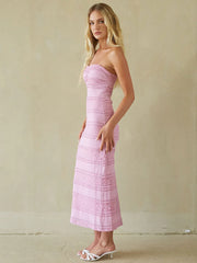 Tayshia Lace Midi Dress