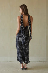 Dovie Polka Dot Midi Dress