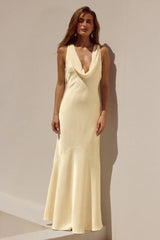 Gabriella Cowl Neck Maxi Dress