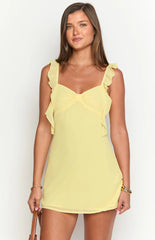 Joyce Yellow Mini Dress