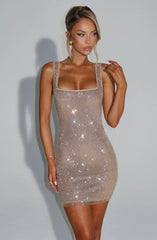 Petra Mini Dress - Gold