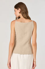 Longline Vest Mixed Media Dress