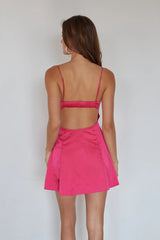 Mary Twist Front Mini Dress