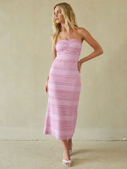 Tayshia Lace Midi Dress