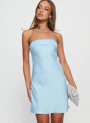 Phillipa Mini Dress Light Blue
