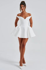 Marla Mini Dress - Ivory