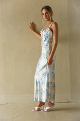 Cordelia Ruffle Floral Maxi Dress