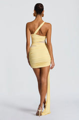 Shazia Mini Dress - Lemon