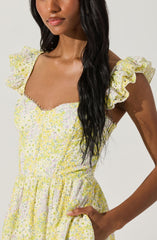 Wedelia Eyelet Bustier Midi Dress