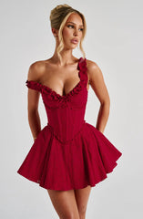 Elva Playsuit - Red