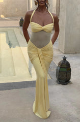 Vixen Maxi Dress - Lemon